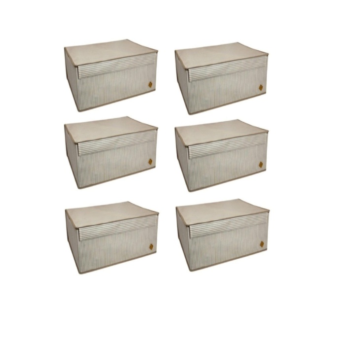 Çok Amaçlı Kumaş Kapaklı Düzenleyici 6lı (50X40X19 CM)