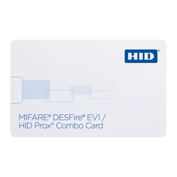 HID MIFARE DESFire EV1 / HID Prox Combo 1451 Card