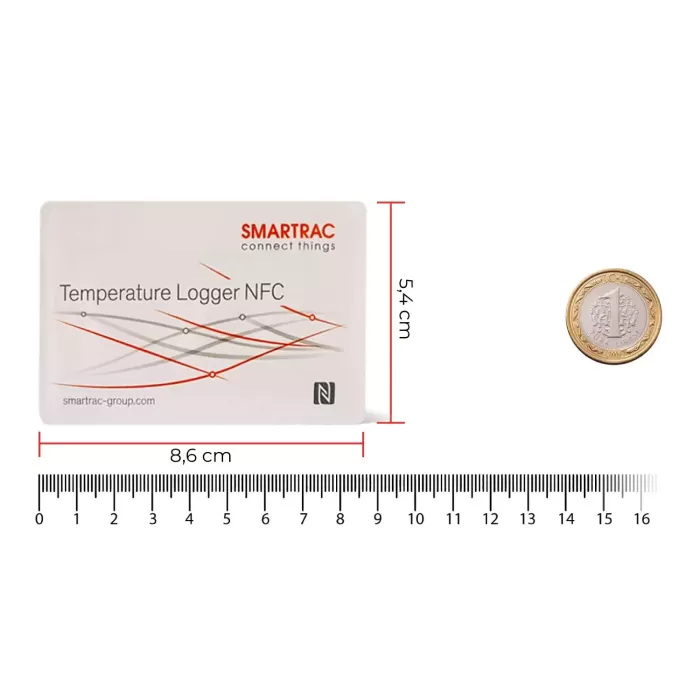 SMARTRAC AMS AS39513 Temperature Logger NFC 13.56 Mhz Etiket