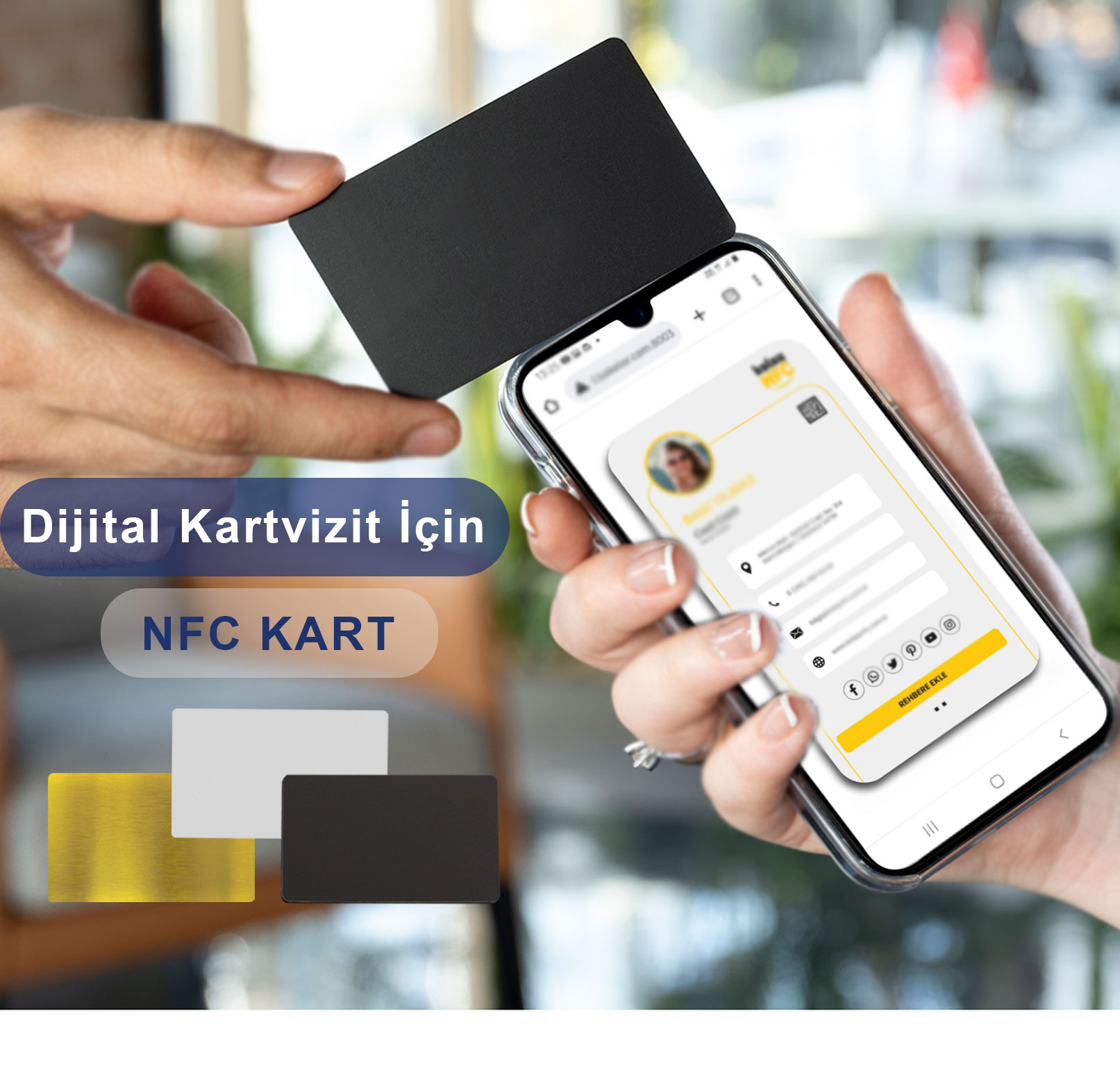 Dijital Kartvizit İçin Nfc Kart