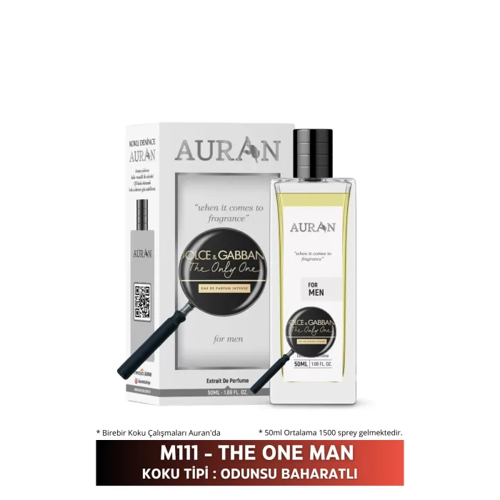 AURAN M111 - The One Man Erkek Parfüm ODUNSU BAHARATLI 50ml