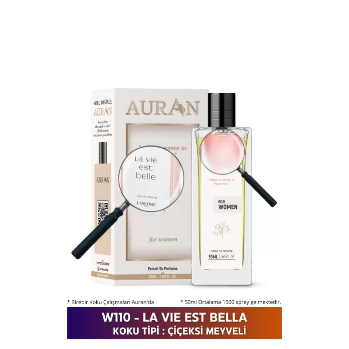 AURAN W110 - La Vie Est Bella Kadın Parfüm ÇİÇEKSİ MEYVELİ 50ml