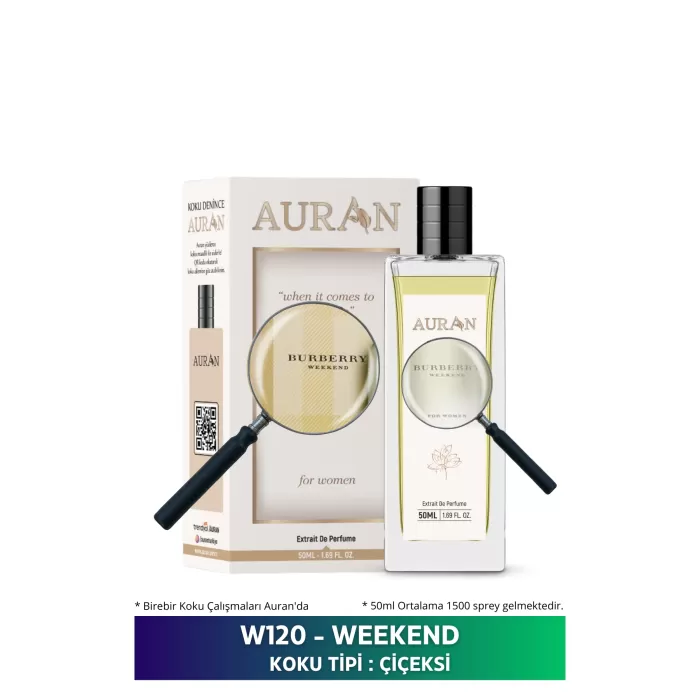 AURAN W120 - BY Weekend Kadın Parfüm ÇİÇEKSİ 50ml