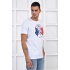 Moncler Erkek Desenli T-shirt-Beyaz