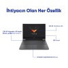 HP Victus 15-FA1057NT 8U849EA i7-13700H 16 GB 512 GB SSD RTX4050 15.6 Free Dos FHD Dizüstü Bilgisayar