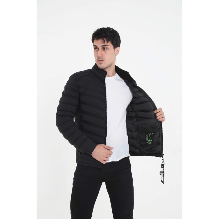 Su Geçirmez Şişme Tost Kapşonsuz Mont