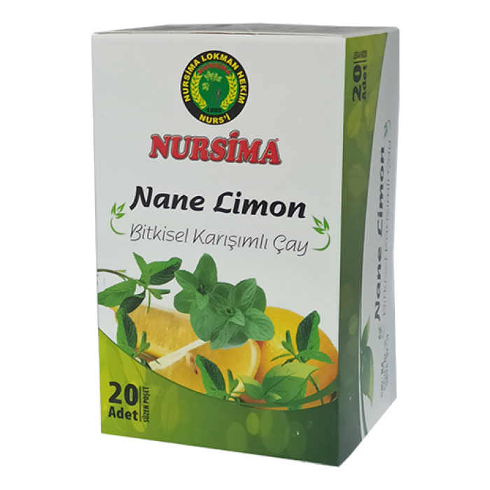Nane Limon Bitkisel Karışımlı Çay 20 li Süzen Poşet