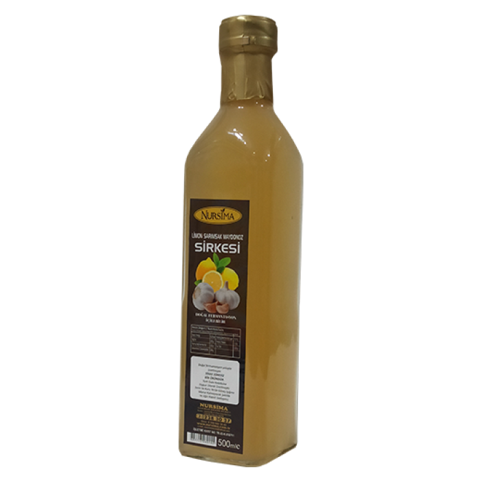 Limon, Sarımsak ve Maydanoz Sirkesi (CAM Ambalaj) 500 ml