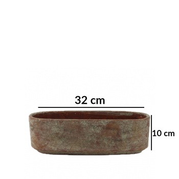 Ter Steege Beton Saksı 32X10 Cm
