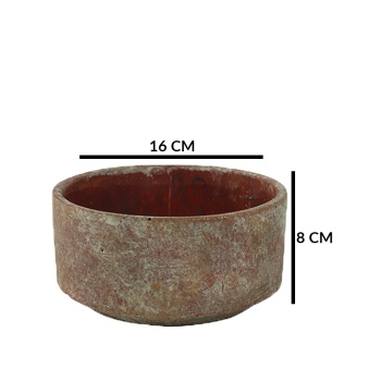 Ter Steege Beton Saksı 16X8 Cm