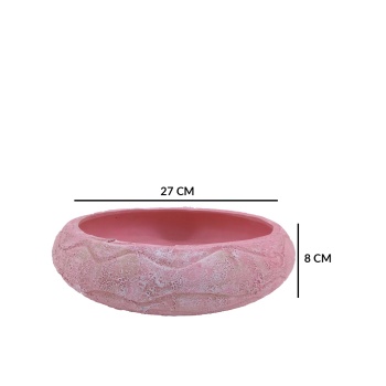 Yerli Dekoratif Aranjman Saksısı 27X8 Cm