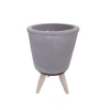 Ayaklı Konik Mini Saksı (Düz)