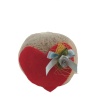 Kalp Dekorlu Kukla Çim 8X8 Cm