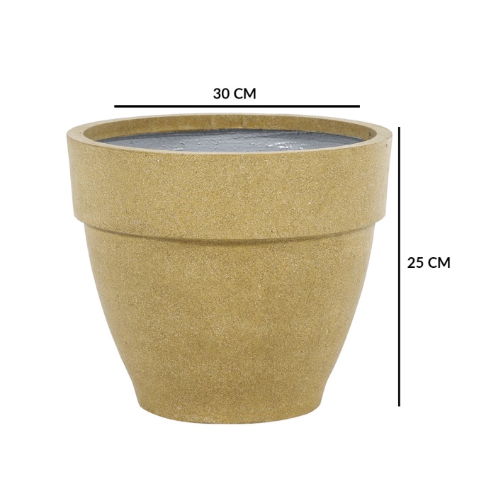Gül Serisi 30X25 Beton Saksı