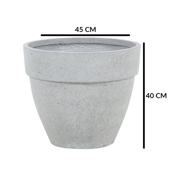 Gül Serisi 45X40 Beton Saksı
