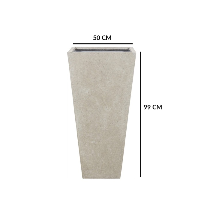 Konik Serisi 50X99 Beton Saksı