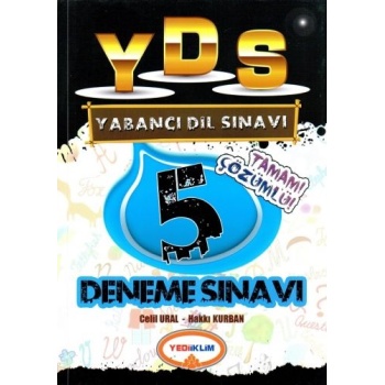 Yediiklim YDS Tamamı Çözümlü 5 Deneme