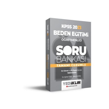 Yediiklim Yayınları 2023 ÖABT Beden Eğitimi Öğretmenliği Spor Kütüphanesi Tamamı Çözümlü Soru Bankası