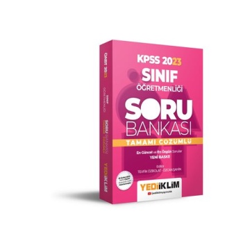 Yediiklim Yayınları 2023 ÖABT Sınıf Öğretmenliği Tamamı Çözümlü Soru Bankası
