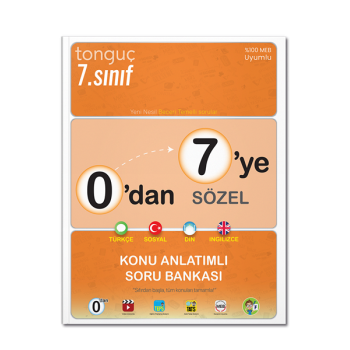 0dan 7ye Sözel Konu Anlatımlı Soru Bankası