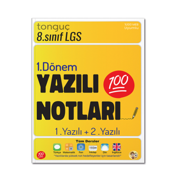 8. Sınıf Yazılı Notları 1. Dönem 1 ve 2. Yazılı