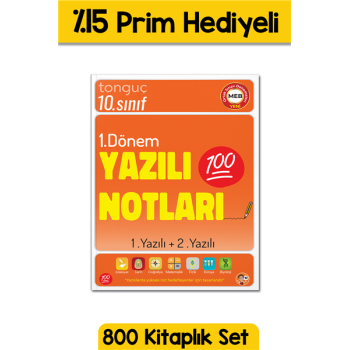 10. Sınıf Yazılı Notları 1. Dönem 1 ve 2. Yazılı - 800 Adet