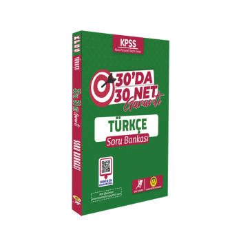 2024 KPSS Türkçe 30 da 30 Net Soru Bankası Tasarı Eğitim Yayınları
