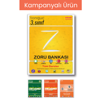 3. Sınıf Tüm Dersler Zoru Bankası-50 lik Paket (3 Kitap Hediyeli)
