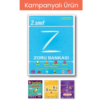 2. Sınıf Zoru Bankası Tüm Dersler-100 lük Paket (3 Kitap Hediyeli)