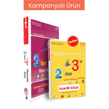2den 3e Hazırlık Seti 50li Paket (14 adet Hazırlık Kitabı Hediyeli)