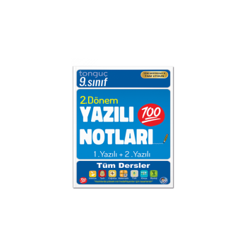 9. Sınıf Yazılı Notları 2. Dönem 1 ve 2. Yazılı