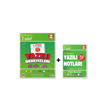 7.Sınıf Süper İkili 50li Paket (Toplam 100 Ürün %12 Paracık Hediyeli)