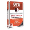 Yargı Yayınları GYS EÜAŞ Genel Müdürlüğü Ortak Konular Konu Özetli - Açıklamalı Soru Bankası