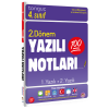 4. Sınıf Yazılı Notları 2. Dönem 1 ve 2. Yazılı