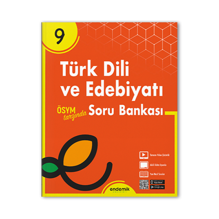 9. Sınıf Türk Dili ve Edebiyatı Soru Bankası Endemik Yayınları