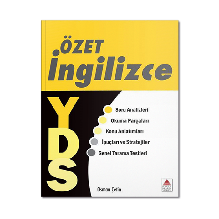 YDS Özet İngilizce Delta Kültür Yayınevi