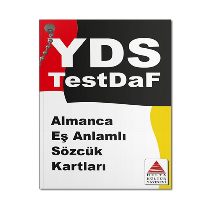 YDS Test Daf Almanca Sözcük Kartları Delta Kültür Yayınevi