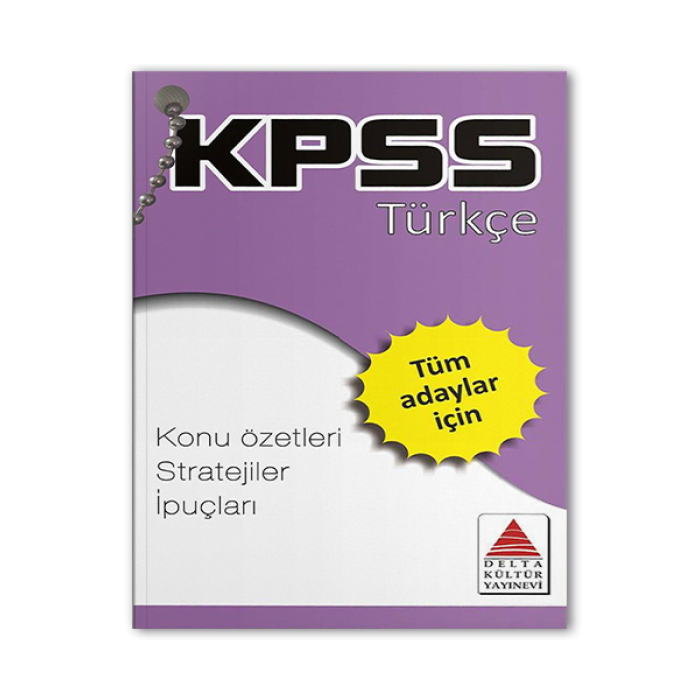KPSS Türkçe Strateji Kartları Delta Kültür Yayınevi