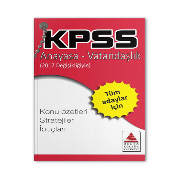 KPSS Anayasa Vatandaşlık Strateji Kartları Delta Kültür Yayınevi