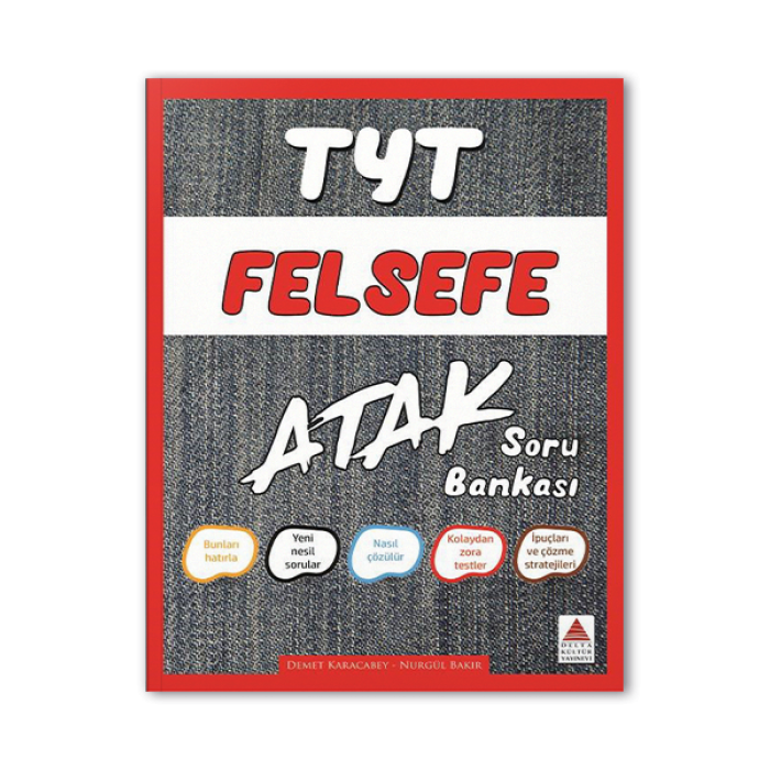 TYT Felsefe Soru Bankası Atak Delta Kültür Yayınevi