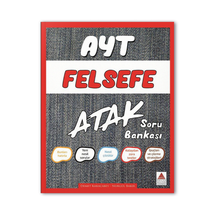 AYT Felsefe Grubu Soru Bankası Atak Delta Kültür Yayınevi