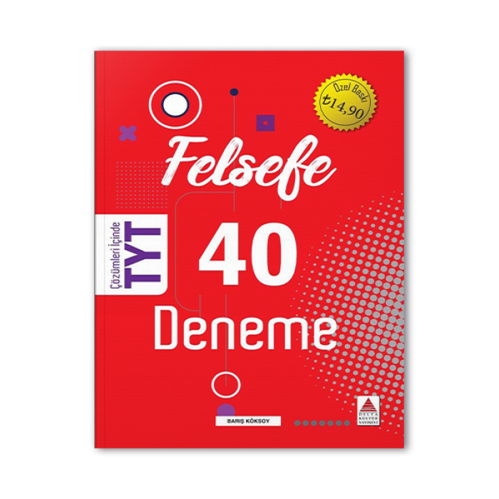 TYT Felsefe 40 Deneme Delta Kültür Yayınevi