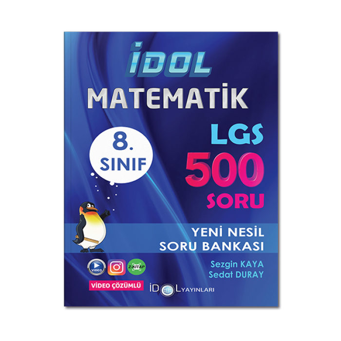 8. Sınıf LGS Yüksek Performans Matematik 500 Soru Bankası İdol Yayınları