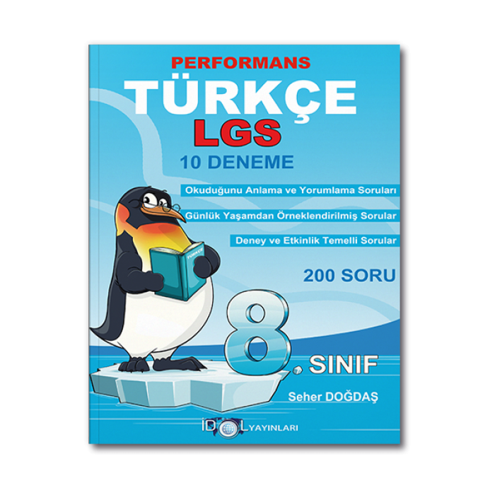 8. Sınıf Performans Türkçe LGS 10 Deneme İdol Yayınları