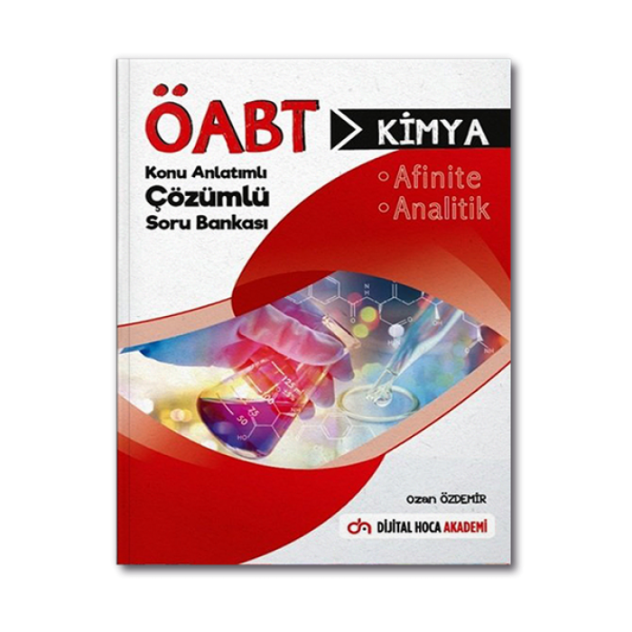 2022 ÖABT Kimya Öğretmenliği Afinite Analitik Çözümlü Soru Bankası Dijital Hoca Akademi
