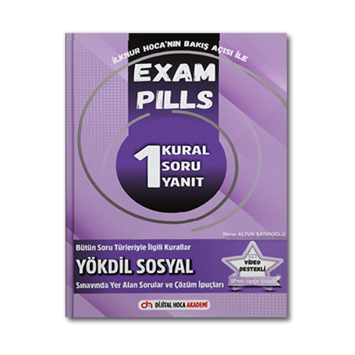 YÖKDİL Sosyal Exam Pills 1 Kural Soru Yanıt Dijital Hoca Akademi