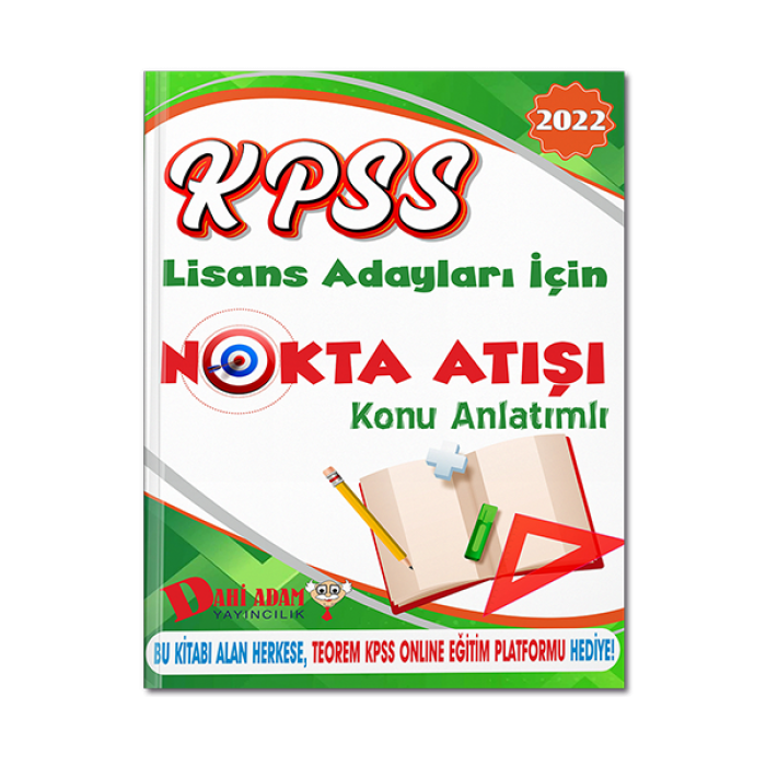 2022 KPSS Lisans Adayları İçin Nokta Atışı Teorem Yayıncılık