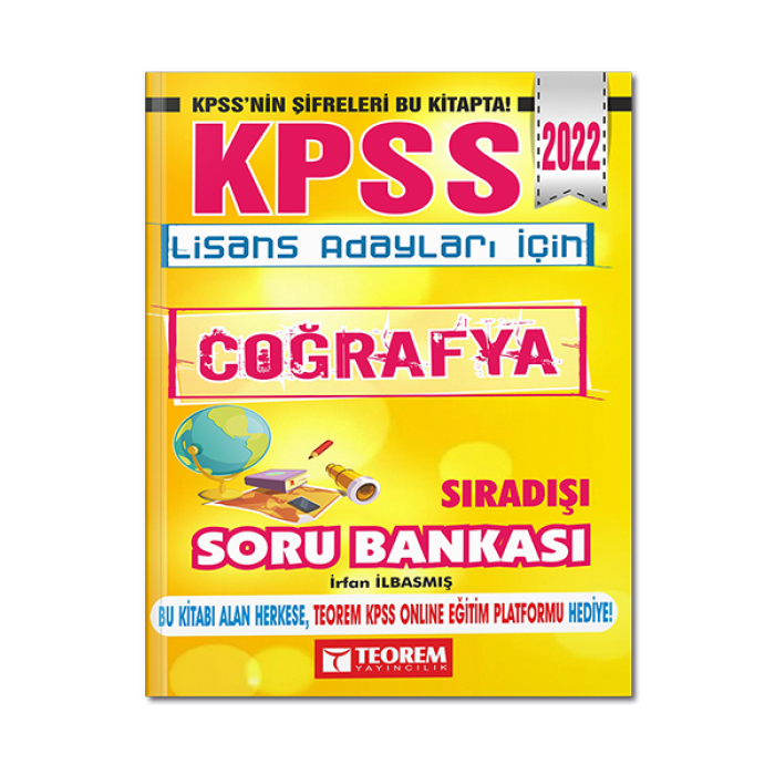 KPSS Lisans Sıra Dışı Coğrafya Soru Bankası Teorem Yayıncılık