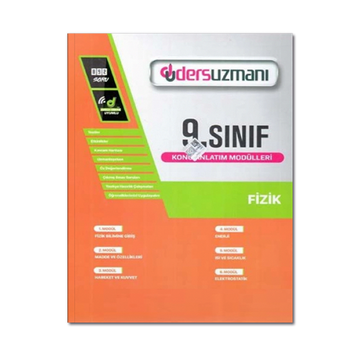 9. Sınıf Fizik Konu Anlatım Modülleri Ders Uzmanı Yayınları