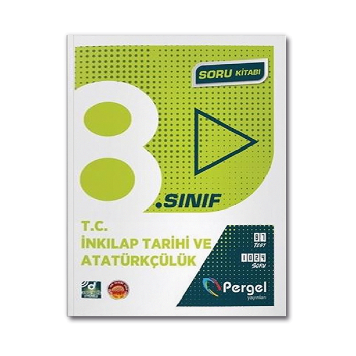 8. Sınıf T.C. İnkılap Tarihi ve Atatürkçülük Soru Kitabı Pergel Yayınları